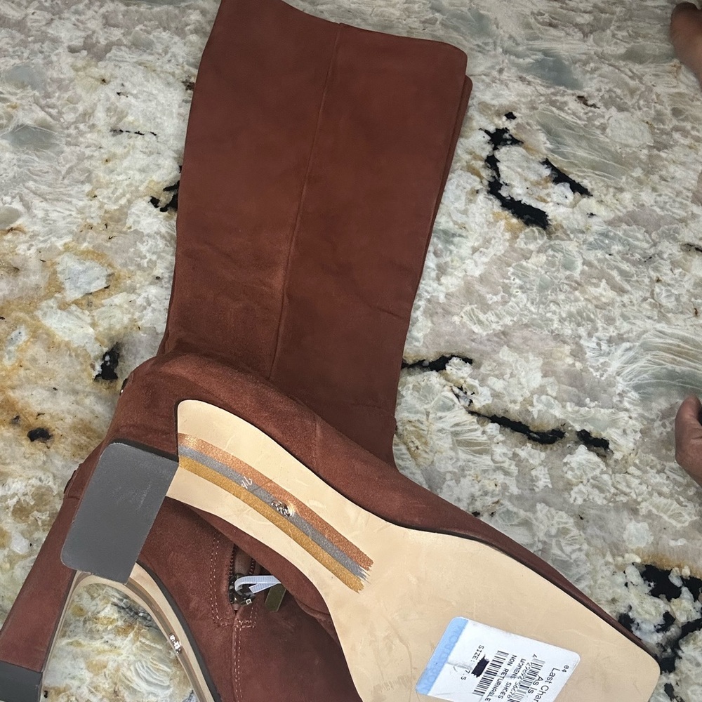 Parting ways with these Lovely Sam Edelman tall suede boots.   Boots are new.